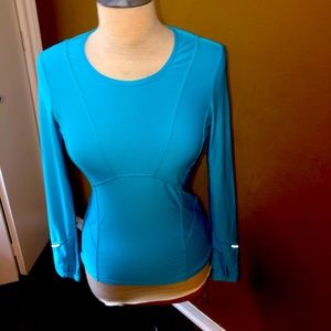 Athleta long sleeve workout top